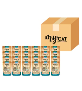 MYCAT HAMSI VE TON BALIKLI POUCH YAŞ MAMA 85GR 24LÜ 4047