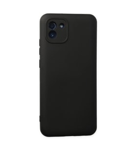Galaxy A03 Kılıf Nano İçi Kadife - Siyah