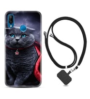 Huawei P20 Lite Mate 10 20 Lite Pro P40 Lite KılıfBoyun Askılı Silikon Super Cat 1666