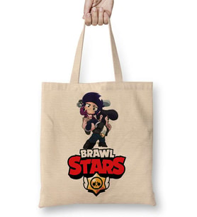 Brawl Stars Bibi And Bull 03 Bez Çanta Uzun Saplı