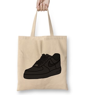 Air Force 1 Black Air Force Ones Bez Çanta Uzun Saplı