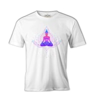 Yoga - Center Beyaz Erkek Tshirt