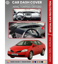 NİSSAN PRİMERA P12 (2001-2004) Torpido Örtüsü Premium Kalite Torpido Koruma Araca Özel UV Koruma