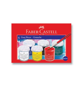 Faber Castell Guaj Boya 15 ml 6'lı
