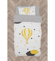 MEKTA HOME BEBEK VE ÇOCUK ODASI Uçan Balon Desenli Nevresim Takımı