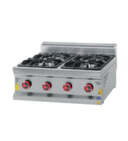CSA Karacasan 80 cm 700 Seri Set Üstü 4 Gözlü Doğalgazlı Ocak