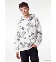 LCW Kids Ekru Kapüşonlu Erkek Çocuk Sweatshirt