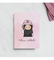 Tebessüm Sadakadır Başörtülü Kız Mini Defter