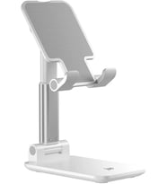 Katlanabilir Masaüstü Telefon Standı Beyaz