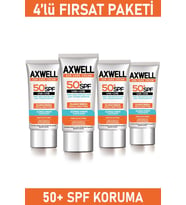 SPF 50+ 4 Lü Fırsat Seti Leke Karşıtı Nemlendirici Yüksek Koruma Güneş Kremi 50 ML