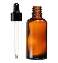 Ziylan Ambalaj Amber Cam Şişe 30 ml, 25adet, Cam Damlalıklı şişe, kahverengi