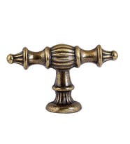 Şehzade Kulp Antik Sarı Düğme (2 Adet) (Altın)