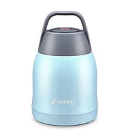 Mavi 304 Çelik 600ml Vakumlu Yemek Bebek Mama Saklama Termosu Sefertası cin722mv