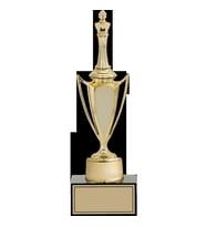 ODAK KUPA - Figürlü Kupalar - Satranç Figürlü Kupalar FG-040 C - 30 cm