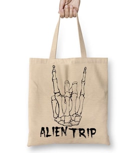 Caveira Alien Trip Bez Çanta Uzun Saplı