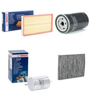 Bosch Filtre Bakım Seti Audi TT 1.8 T 1998-2006 Hava + Yağ F + Yakıt F. + Polen Bosch