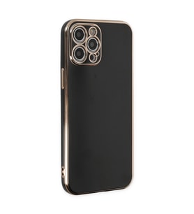 Apple İphone 12 Pro Kılıf Volet Silikon - Siyah