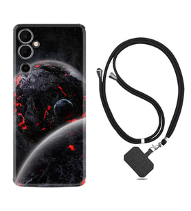 Tecno Pova Neo 2 Kılıf Resimli Boyun Askılı İpli Desenli Silikon Series Dark World 1867