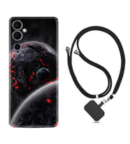 Tecno Pova Neo 2 Kılıf Resimli Boyun Askılı İpli Desenli Silikon Series Dark World 1867