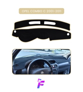 OPEL COMBO (2001-2011) Uyumlu Torpido Örtüsü Çatlama ve Isıya Karşı Tam Koruma Oto Aksesuar T31