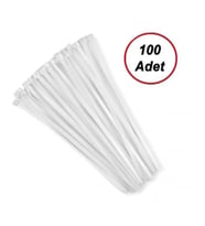 Plastik Cırt Kelepçe 4,8x300mm 100 Adet Beyaz 571707007