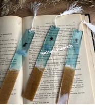 Epoksi Kitap Ayracı (Denizci Mavi)