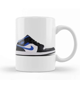 Jordan 1 Mid Gs Racer Blue Kupa Bardak Porselen
