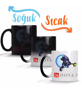 Dota 2 Faceless Void Sihirli Kupa Bardak Porselen