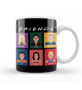 Chandler Bing Friends All Star Kupa Bardak Porselen