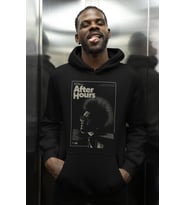Özel Tasarım After Hours The Weeknd Rapper Baskılı Unisex Oversize Şarkıcı Hoodie