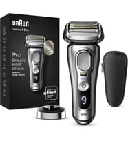 Braun Series 9 Pro Premium Erkek Tıraş Makinesi, 4+1 Tıraş Başlığı, Elektrikli Tıraş Makinesi Ve Pro