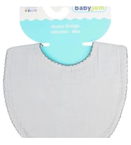 BabyJem Bürümcük Müslin Önlük 811 Gri (Çok Renkli-Renksız)