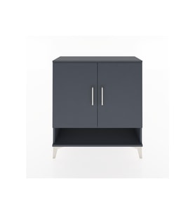 Arges Şifonyer 3 Raflı 2 Kapaklı 88x30x96 Antrasit-Antrasit