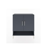 Arges Şifonyer 3 Raflı 2 Kapaklı 88x30x96 Antrasit-Antrasit