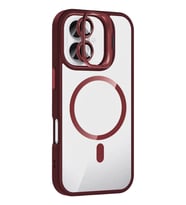 Joko Apple iPhone 17 Remim Lensli Magsafe Standlı Kapak - Bordo