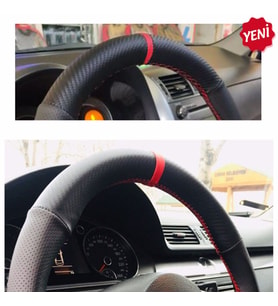 Opel Vectra B 2000 direksiyon koruyucu kılıf lüks spor model karbon deri