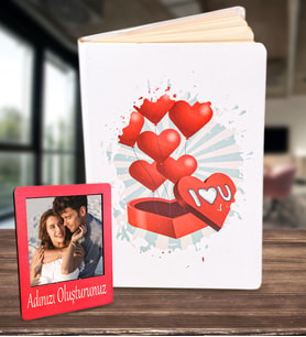 Kişiye Özel Çerçeve & Modern Kareli Defter