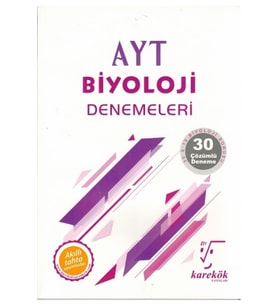 Karekök Yayınları Karekök Yayınları Ayt Biyoloji 30 Çözümlü Deneme (Çok Renkli)