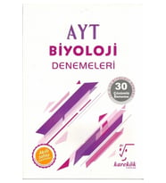 Karekök Yayınları Karekök Yayınları Ayt Biyoloji 30 Çözümlü Deneme (Çok Renkli)