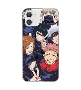 Iphone 11 Uyumlu Jujutsu Kaisen Tasarımlı Şeffaf Telefon Kılıfı