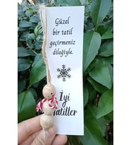 10 Adet Kardan Adam İyi Tatiller Okul Hediyesi - Sömestr Hediye - Jelatinli