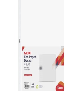Noki Poşet Dosya Ekonomik 100 LÜ A4 4830-ECO