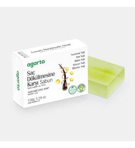 AGARTA DOĞAL CİLT BAKIM SAÇ DÖKÜLMESİ SABUNU 150 GR.