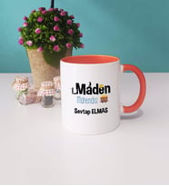 Maden Mühendisi Kupa Bardak Turuncu