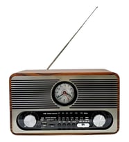 RT-566 Klasik RETRO Saat Görünümlü , Nostalji Bluetooth/USB/Sd/ Radyo Mp3 Player Müzik Kutusu