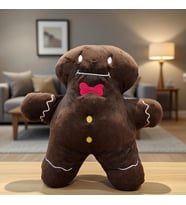 Kurabiye Adam Figürlü Peluş Yastık
