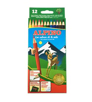 Alpino Uzun Kuru Boya Kalemi 12 Renk