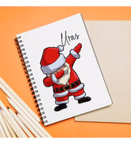 Noel Baba Tasarımlı Defter Kişiye Özel