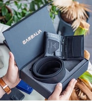 BK Gift Kişiye Özel Garbalia Altadena Hakiki Deri RFID Korumalı Saraç Dikişli Erkek Cüzdan ve Kemer Hediye Seti  Babalar Günü Hediyesi, Erkeklere Özel Hediye, Yeni İş Hediyesi