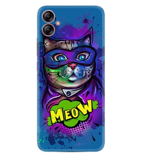 Samsung Galaxy A05 Kılıf Silikon Desen Özel Seri Super Meow 1715